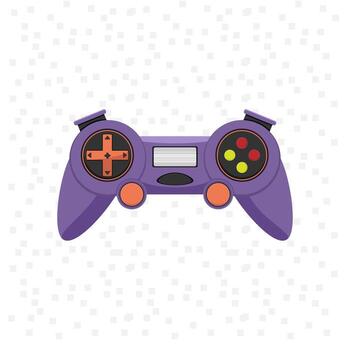 ilustración de un juego controlador. vector