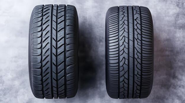 Synthetic vs Natural Rubber Tire Compounds Showcasing Material Properties and Performance photo