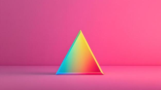 Reflective Prism Symbolizing Diverse Business Strategies and Innovation photo