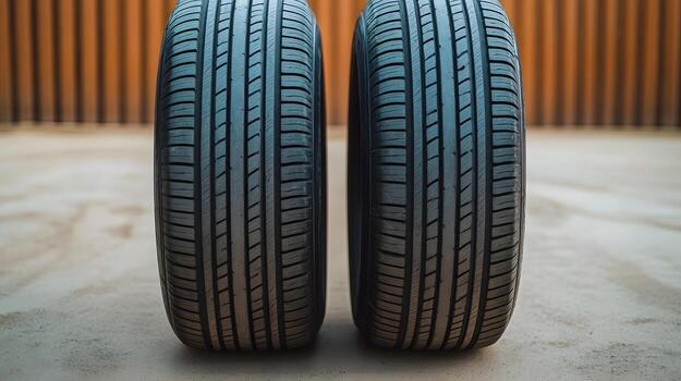 Comparative Tire Wear Patterns Illustrate Inflation Impacts on Automotive Performance photo