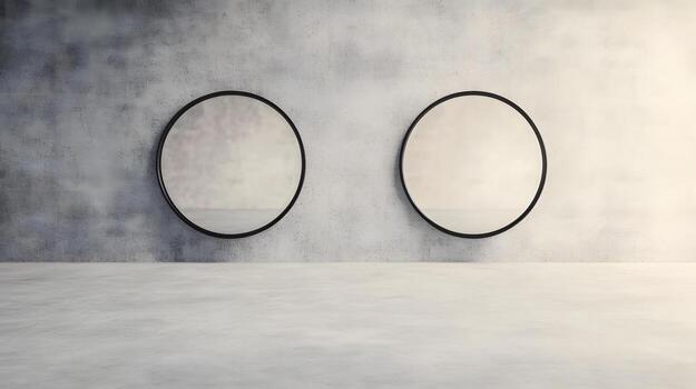 Mirrored Reflections Representing Infinite Feedback Loops in Business photo