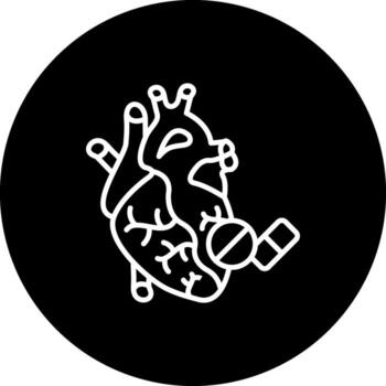 Heart Medication Distinct Creative Design Object vector