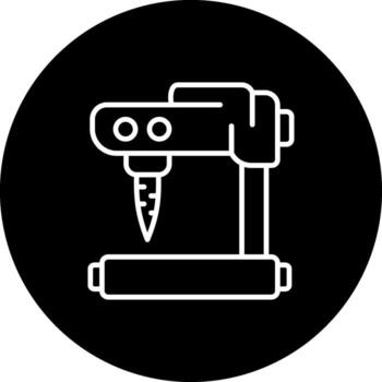 Drill Press Dynamic Creative Design Layout vector