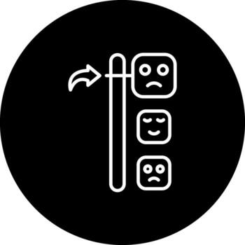 triste cara consistente usuario interfaz marca vector