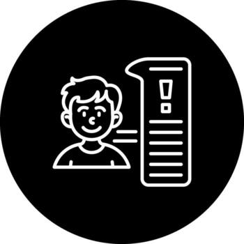 Service Review Consistent User Interface Mark vector