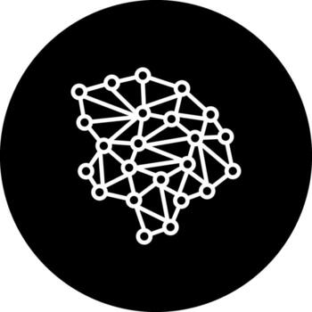 neural red distintivo digital Arte diseño vector