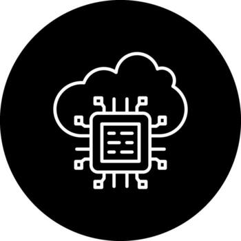 nube informática fuerte marca gráfico diseño vector