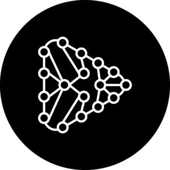 Recurrent Neural Network Innovative Web Graphic Layout vector