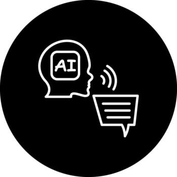 habla reconocimiento elegante diseño característica vector