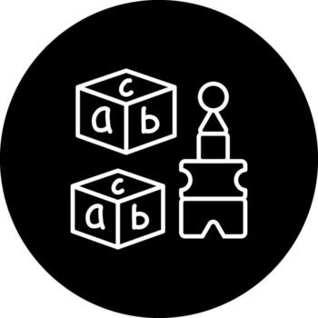 Toy Block Compact User Interface Shape vector