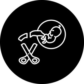 Umbilical Cord Distinct Creative Design Object vector