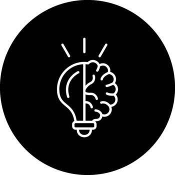 Light Bulb Idea Unique Web Interface Form vector