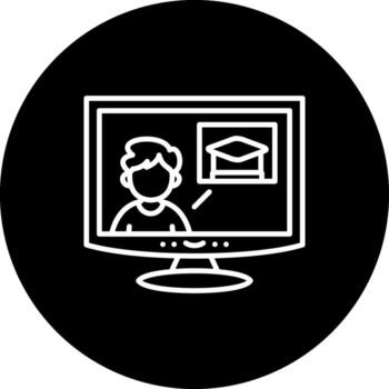 E learning Functional User Interface Symbol vector