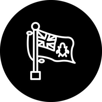 Flag Bermuda Compact User Interface Shape vector