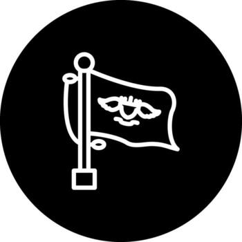 Flag St Barts Consistent User Interface Mark vector