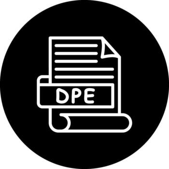 DPE Dynamic Mobile App Symbol vector