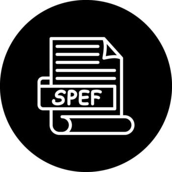 SPEF Futuristic Web Design Layout vector