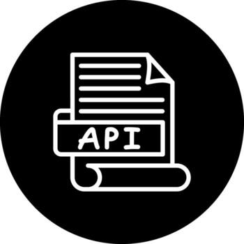 API Modern Creative Graphic Object vector