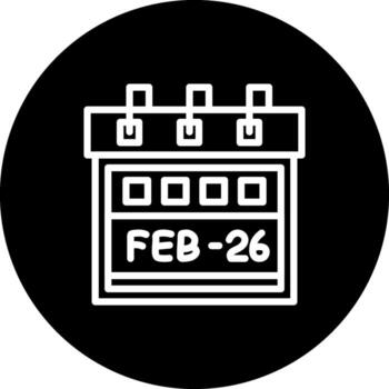 Twenty Sixth February Advanced Branding Design Layout vector