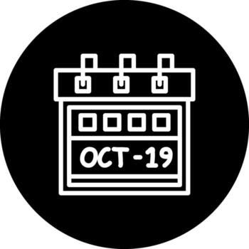 Nineteenth October Functional User Interface Symbol vector