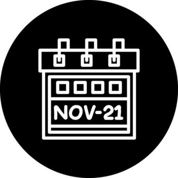 Twenty First November Functional User Interface Symbol vector