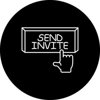 Send Tweet Finger Tap Button Compact Digital Art Feature vector