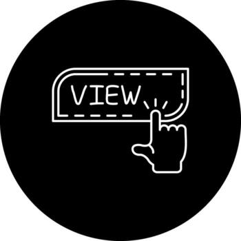 ver enviar dedo grifo botón pulcro creativo elemento vector