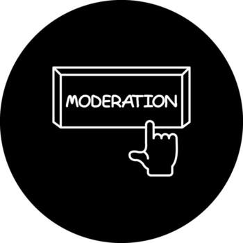 moderación dedo grifo botón refinado usuario interfaz característica vector