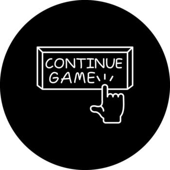 Seguir juego dedo grifo botón distinto creativo diseño objeto vector