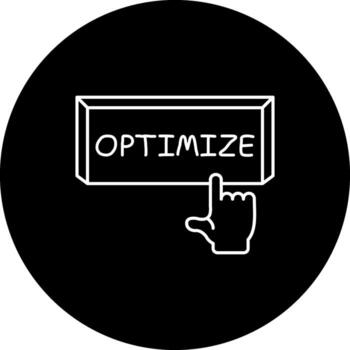 optimizar dedo grifo botón funcional digital Arte elemento vector