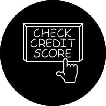 cheque crédito Puntuación dedo grifo botón funcional web gráfico objeto vector