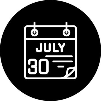 30 July Functional Web Graphic Object vector