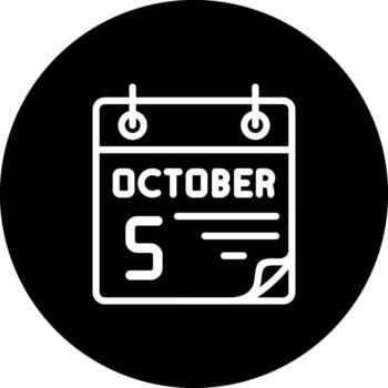 5 October Minimal User Interface Shape vector