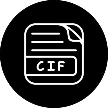 cif archivo alto resolución gráfico objeto vector