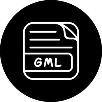 gml archivo minimalista digital Arte símbolo vector