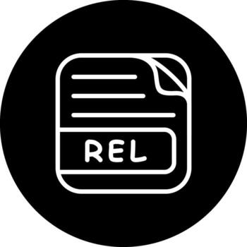 REL File Compact User Interface Shape vector