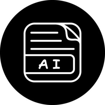 AI File Unique Web Interface Form vector