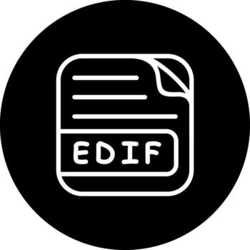 EDIF File Modern Product Design Layout vector