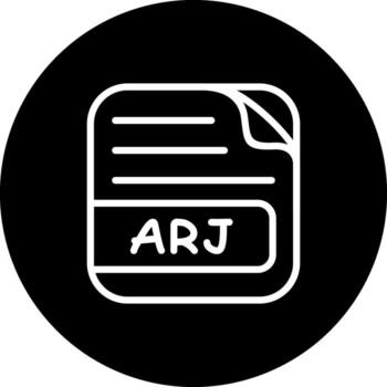 arj archivo elegante digital Arte objeto vector