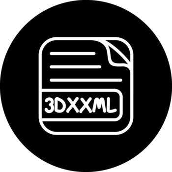 3DXXML File Distinctive Digital Art Layout vector