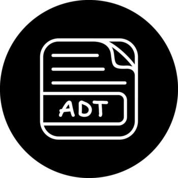 ADT File Stylish User Interface Design vector