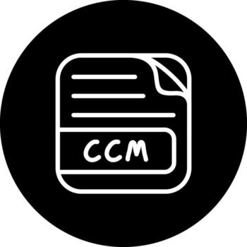 CCM File Abstract Flat Form vector