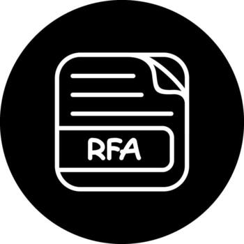 RFA File Innovative Flat Design Asset vector