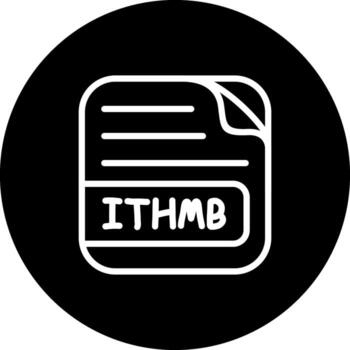 ITHMB File Abstract Flat Form vector