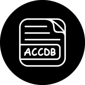 ACCDB File Elegant Product Design Shape vector