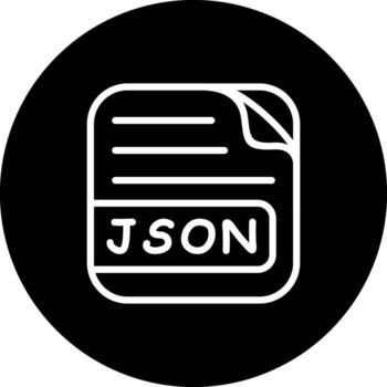 JSON File Refined User Interface Layout vector