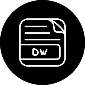 DW File Unique Web Interface Form vector