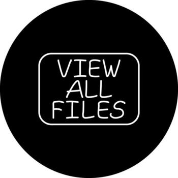 ver todas archivos Delgado botón alto resolución gráfico objeto vector