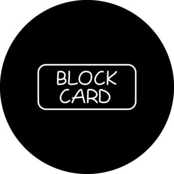 bloquear tarjeta Delgado botón personalizado creativo visual elemento vector