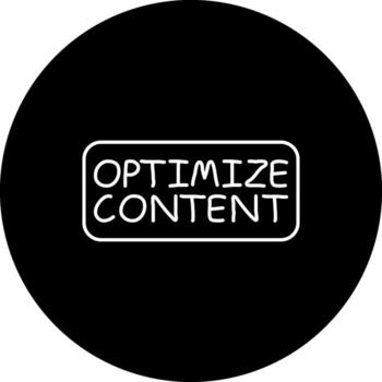 optimizar contenido Delgado botón distinto visual gráfico característica vector